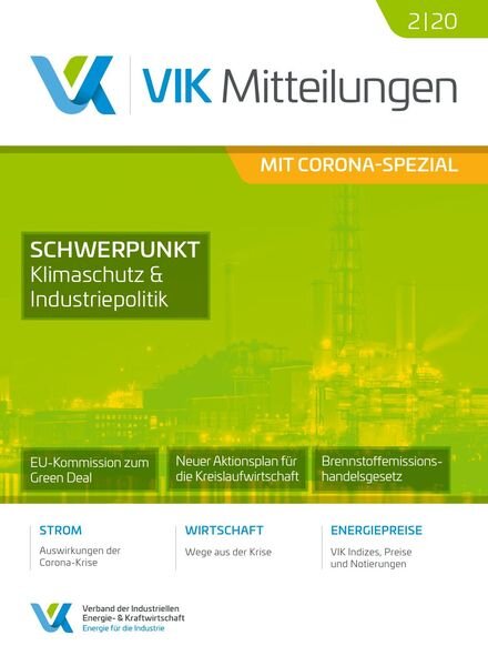 VIK-Mitteilung – Mai 2020 Cover