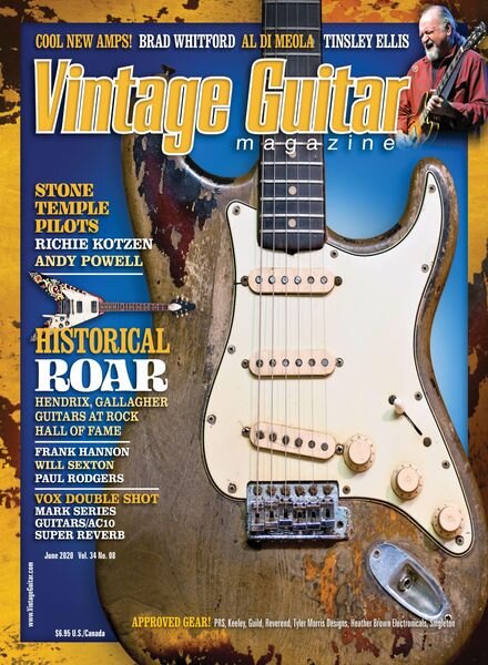 Vintage Guitar – June 2020 Cover