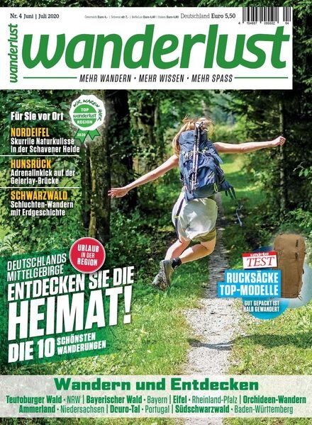 Wanderlust Germany – Juni-Juli 2020 Cover
