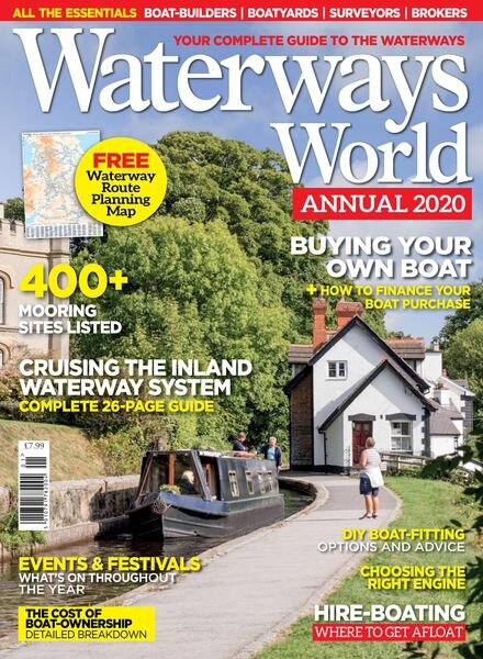 Waterways World – Annual 2020 Cover