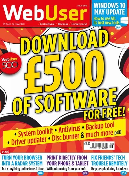 WebUser – 22 April 2020 Cover