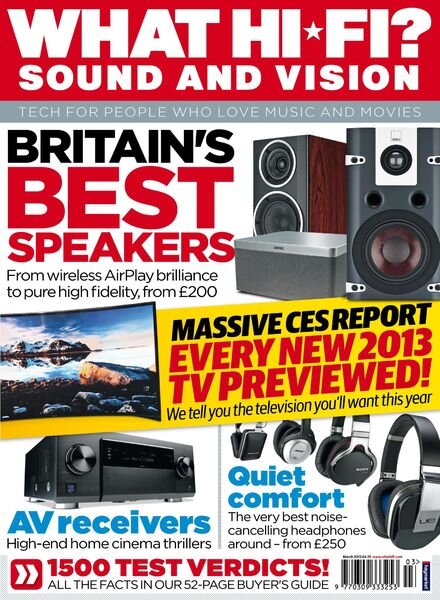 What Hi-Fi UK – March 2013 Cover
