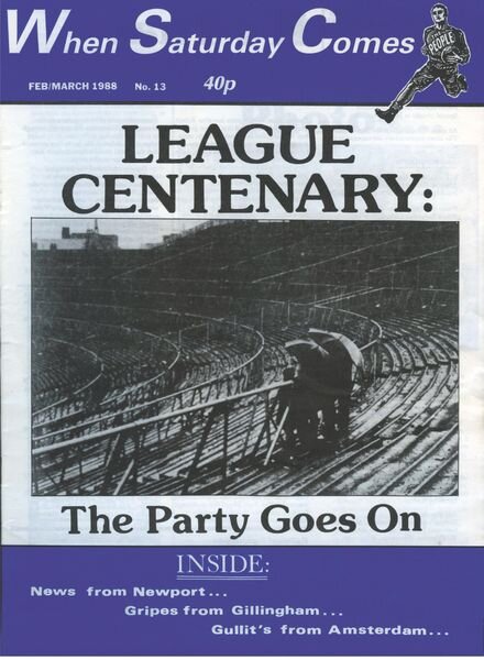 When Saturday Comes – February- March 1988 Cover