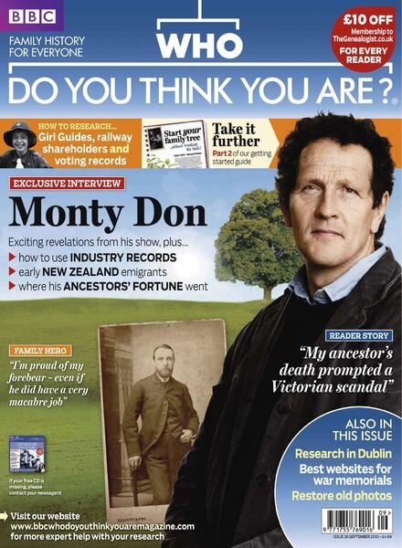 Who Do You Think You Are – September 2010 Cover