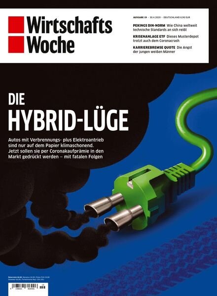 Wirtschaftswoche – 30 April 2020 Cover