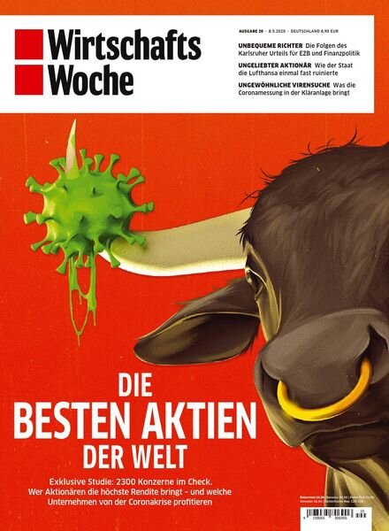 Wirtschaftswoche – 8 Mai 2020 Cover