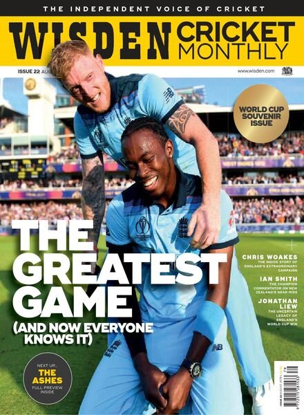 Wisden Cricket Monthly – August 2019 Cover