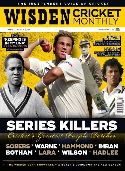 Wisden Cricket Monthly – March 2019 Cover