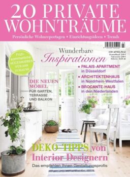 20 Private Wohntraume – April-Mai 2020
