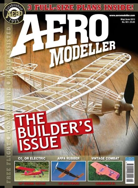 Aeromodeller – Issue 921 – May-June 2013 Cover