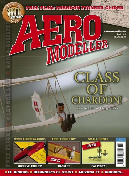 Aeromodeller – Issue 947 – April 2016 Cover
