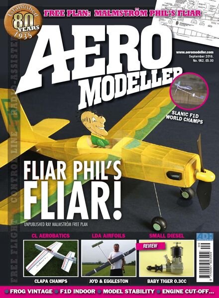 Aeromodeller – Issue 952 – September 2016 Cover