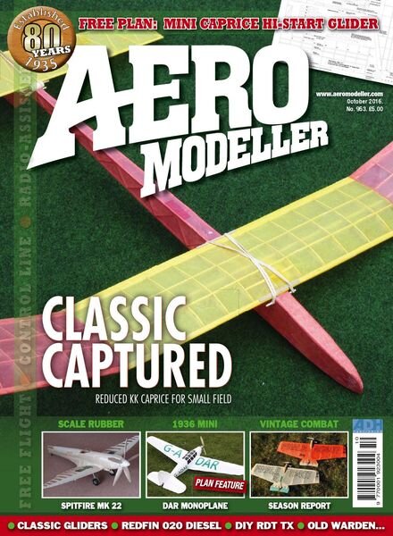 Aeromodeller – Issue 953 – October 2016 Cover