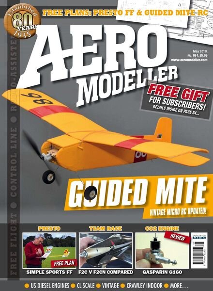 Aeromodeller – Issue 984 – May 2019 Cover