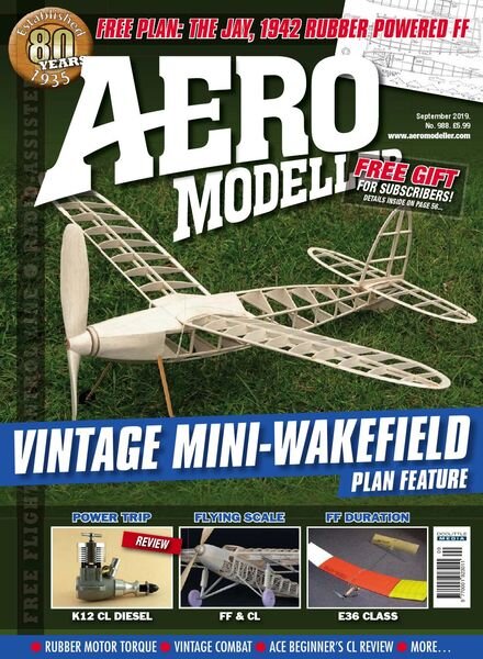 Aeromodeller – Issue 988 – September 2019 Cover