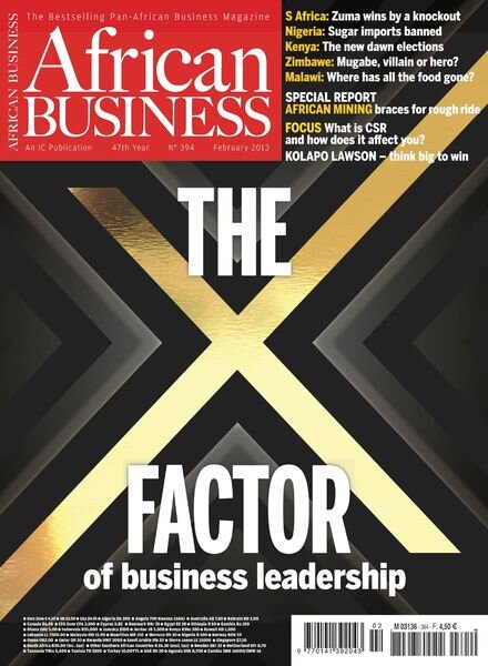 African Business English Edition – February 2013 Cover