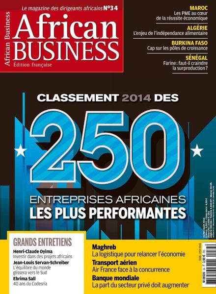African Business – Juillet – Aout 2014 Cover