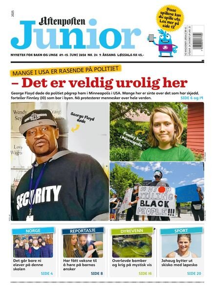 Aftenposten Junior – 09 juni 2020 Cover