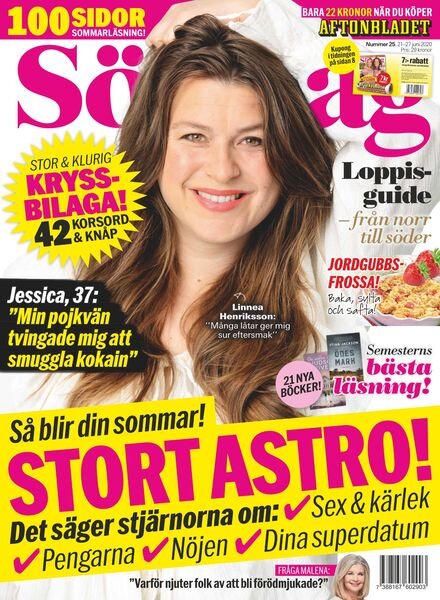 Aftonbladet SOndag – 21 juni 2020 Cover