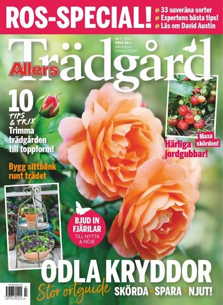 Allers Tradgard – juli 2020 Cover