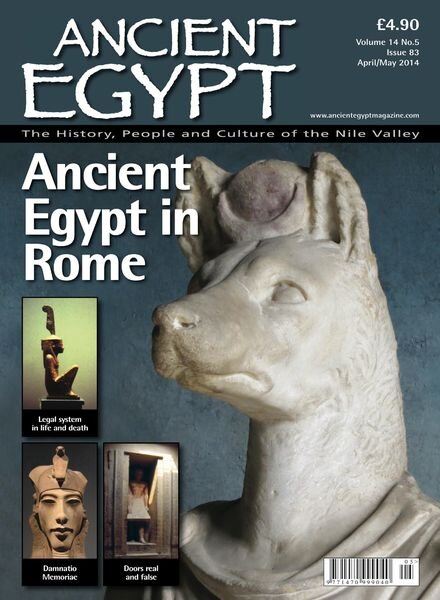 Ancient Egypt – April-May 2014 Cover