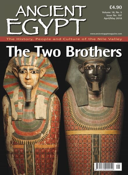 Ancient Egypt – April- May 2018 Cover