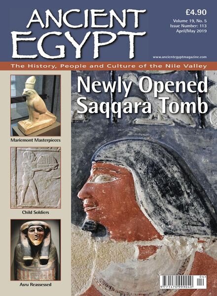 Ancient Egypt – April – May 2019 Cover