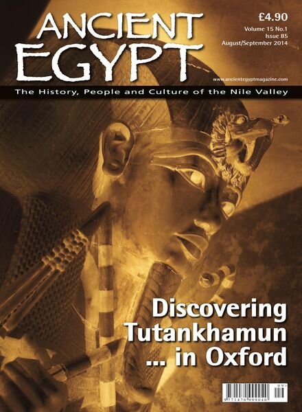 Ancient Egypt – August-September 2014 Cover