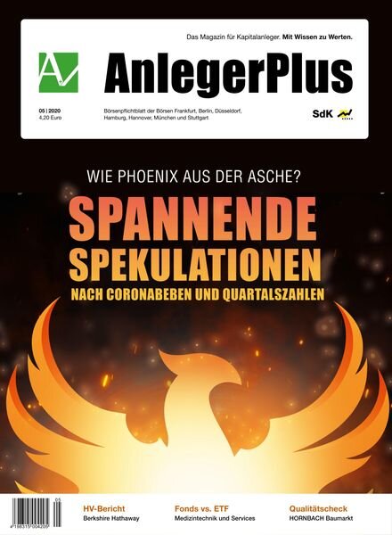 AnlegerPlus – Juni 2020 Cover