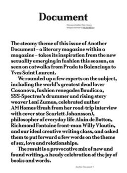 AnOther Magazine – AnOther Document