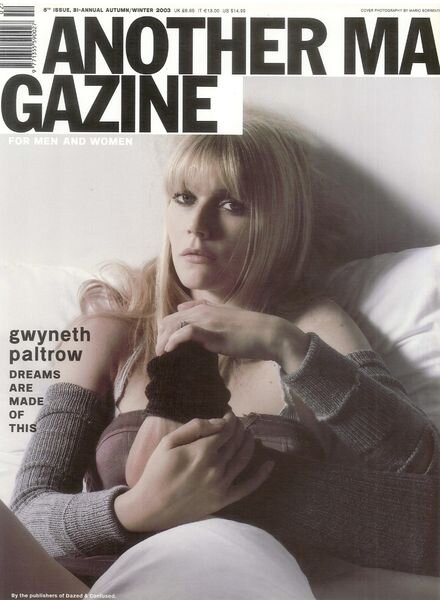 AnOther Magazine – Autumn – Winter 2003 Cover