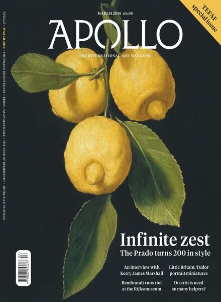 Apollo Magazine – March 2019 Cover