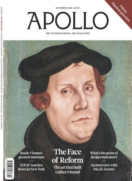 Apollo Magazine – October 2016 Cover