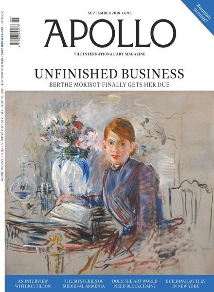 Apollo Magazine – September 2018 Cover