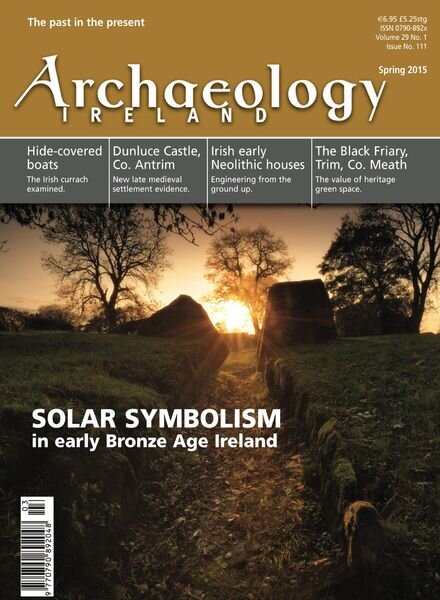 Archaeology Ireland – Spring 2015 Cover