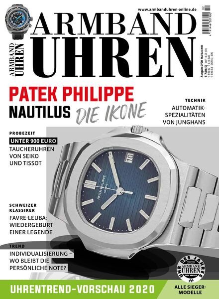 Armbanduhren – Mai 2020 Cover