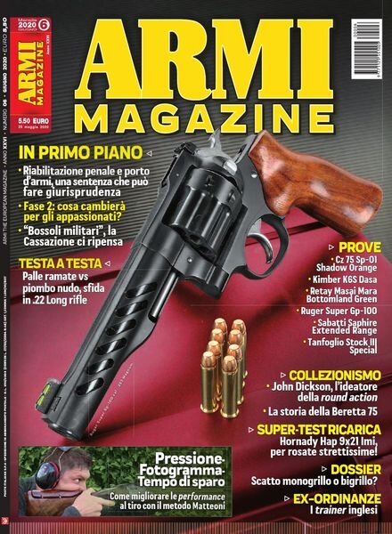 Armi Magazine – Giugno 2020 Cover