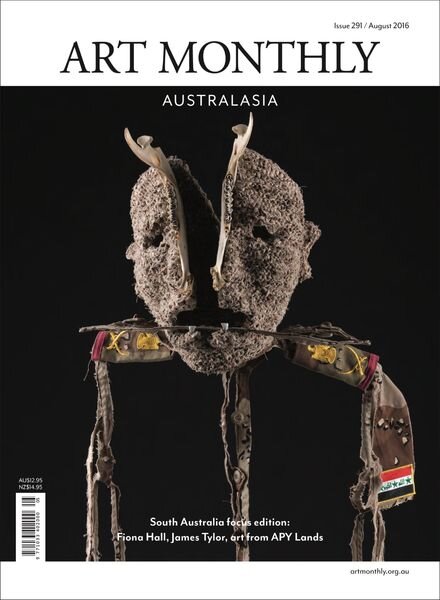 Art Monthly Australasia – Issue 291 Cover