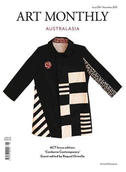Art Monthly Australasia – Issue 294 Cover