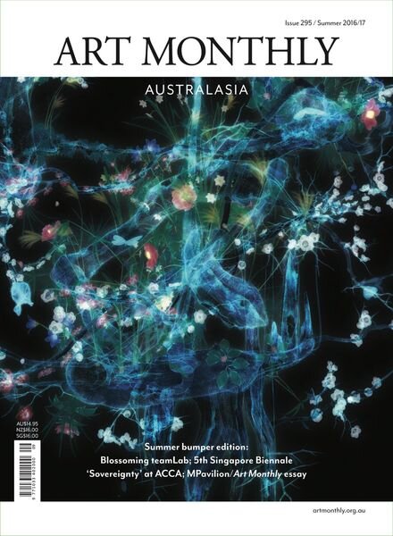 Art Monthly Australasia – Issue 295 Cover