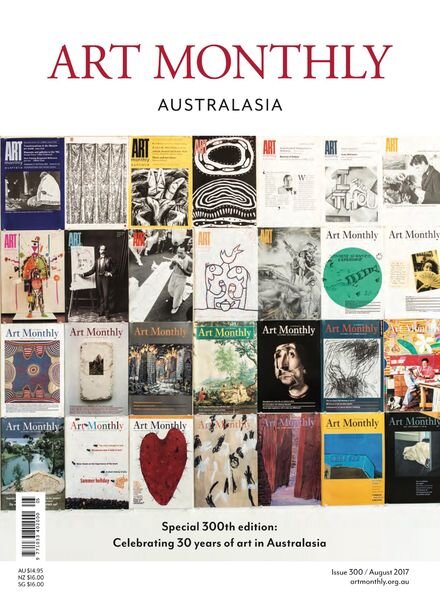 Art Monthly Australasia – Issue 300 Cover