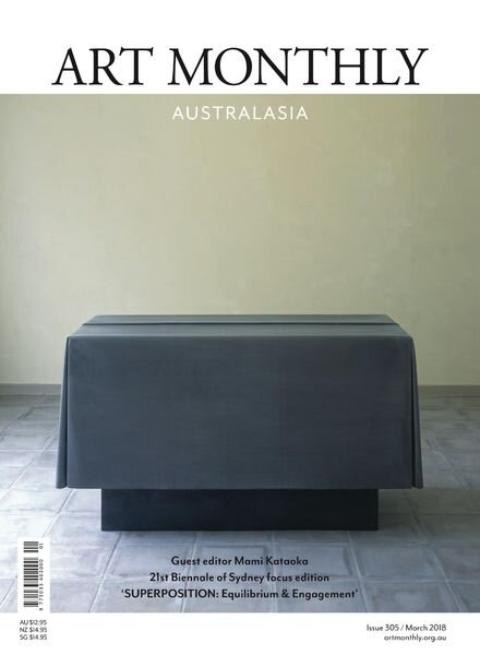 Art Monthly Australasia – Issue 305 Cover