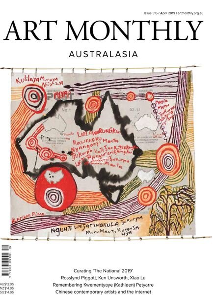 Art Monthly Australasia – Issue 315 Cover