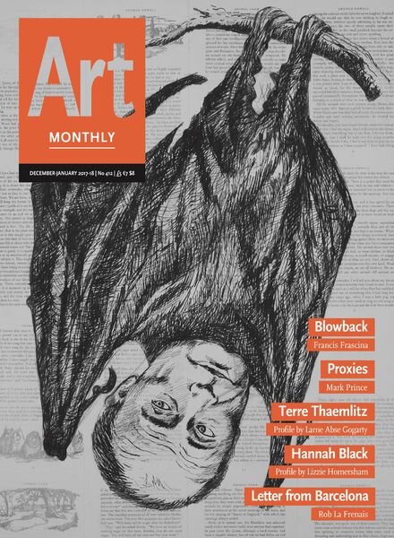 Art Monthly – December 2017 Cover