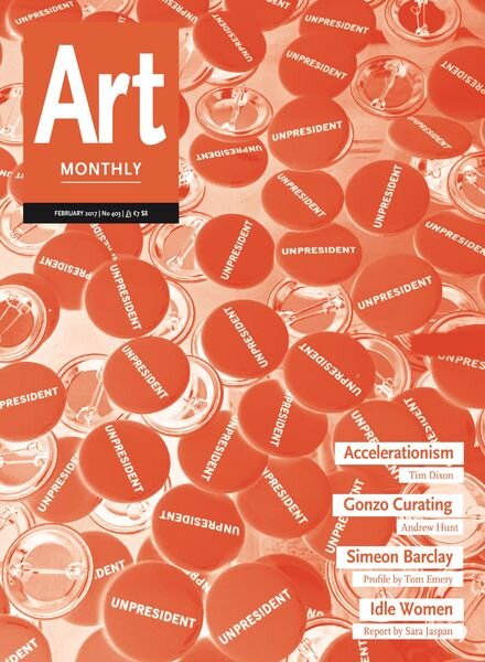 Art Monthly – February 2017 Cover