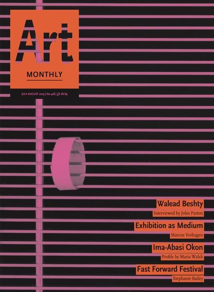 Art Monthly – July 2019 Cover