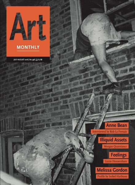 Art Monthly – July-Aug 2016 Cover