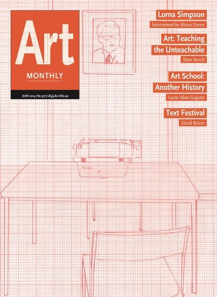 Art Monthly – June 2014 Cover
