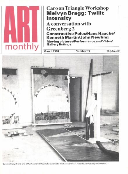 Art Monthly – March 1984 Cover
