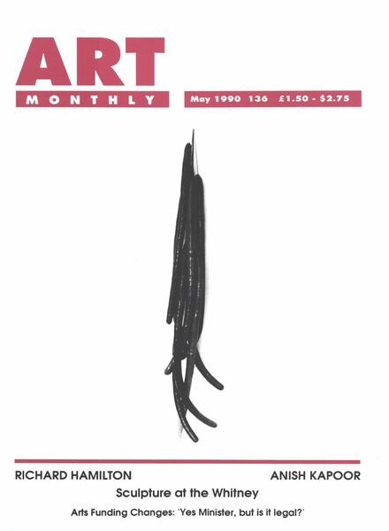 Art Monthly – May 1990 Cover